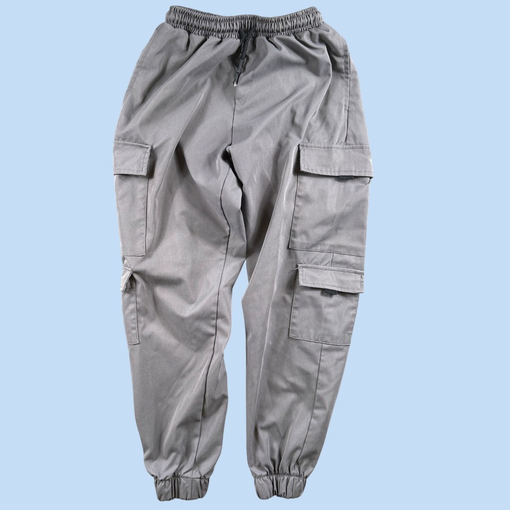 Public Record Joggers Womens 14/16 Dark Grey Cargo Techwear Gorpcore Streetwear